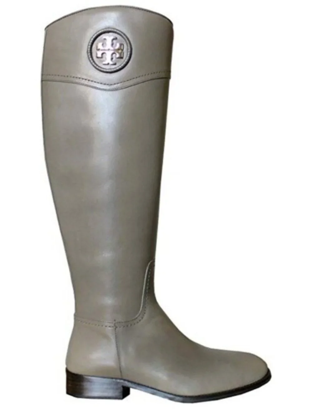 New! Tory Burch 'Ashlynn' Riding Boot Porcini Gray Size 5 5595 DD36